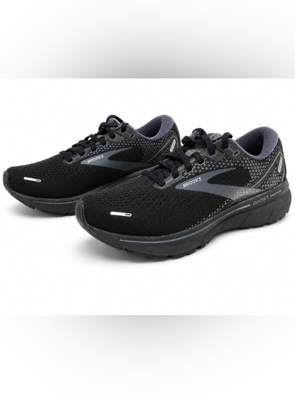 🔥 Brooks Ghost 14 Women’s Size 8 Black Athletic Running Walking Shoes - Picture 1 of 8